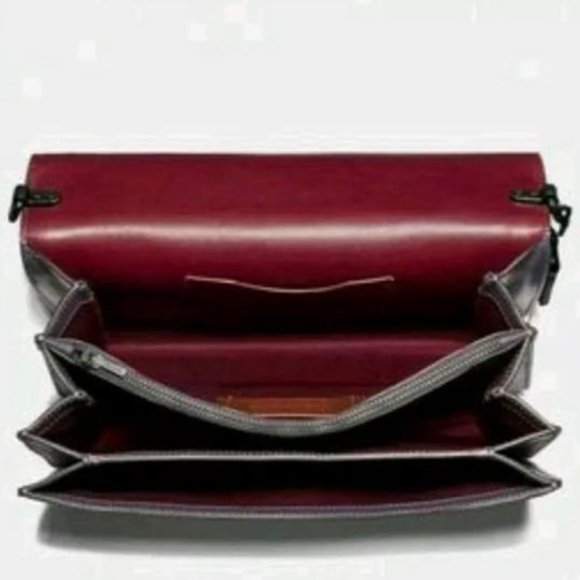 Coach by Zhu Jingyi Riley Crossbody Bag Signature Rexy Dusty Lavender 73942 - Picture 4 of 10